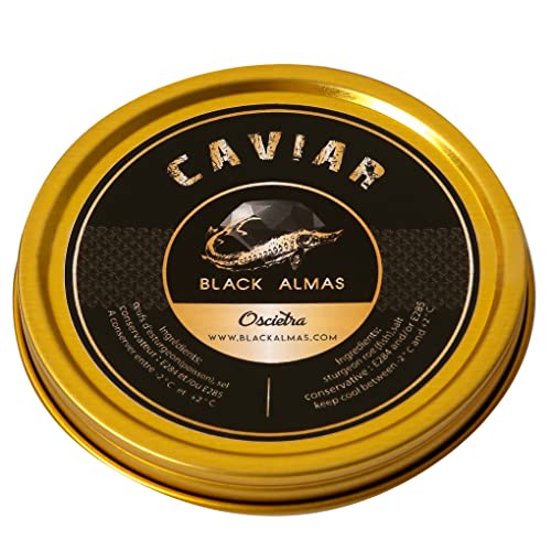 Kaviar Oscietra/Assatra 125 g von Black Almas