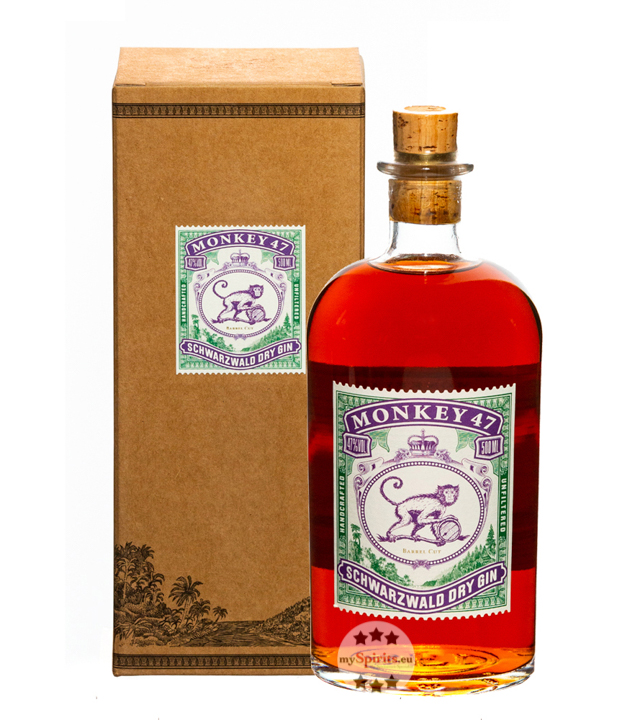 Monkey 47 Barrel Cut Gin (47 % vol., 0,5 Liter) von Black Forest Distillers