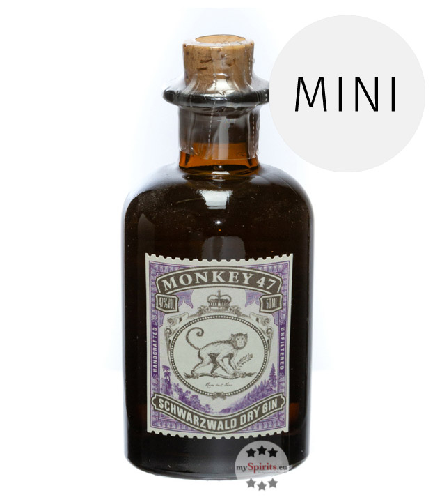 Monkey 47 Mini Gin  (47 % vol., 0,05 Liter) von Black Forest Distillers