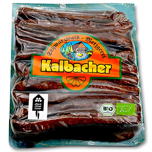 Schwarzwälder BIO Landjäger - 10 Paar - Kalbacher Rohwürste - Hoher Anteil mageres Rindfleisch - Atmosphärenpackung - BIO - Hergestellt im Schwarzwald Schwarzwälder BIO Landjäger - 10 Paar - Kalbacher Rohwürste - Hoher Anteil mageres Rindfleisch - Atmosphärenpackung - BIO - Hergestellt im Schwarzwald von Black Forest Goods