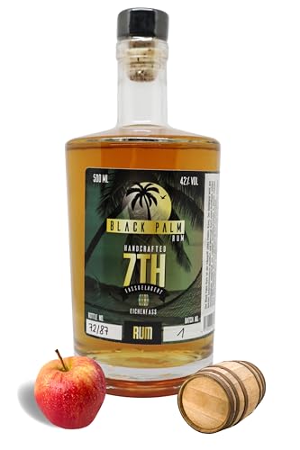 Black Palm Rum - 7th fassgelagert Eiche 42% vol. | 0,5L | mild | weich | Vanille | Fass Black Palm Rum - 7th fassgelagert Eiche 42% vol. | 0,5L | mild | weich | Vanille | Fass von Black Palm Rum
