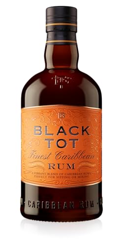 Black Tot | Rum | 700 ml | 46,2% Vol. | Blend aus verschiedenen Rums | Schwere Süße eines Navy Rums | Trockene Orangenschalen & Tannin | Tropischer Geruch | Mit Geschenkverpackung von Black Tot