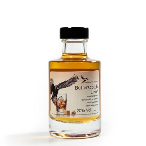 BLACKBIRD Butterscotch mit Whisky | NICE | 100% Handarbeit | natürliche Zutaten | 20% Vol. | (0,1l) von Blackbird