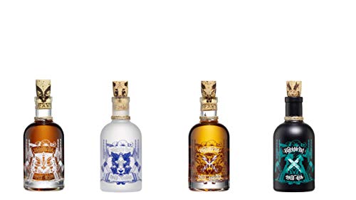 Black Forest Wild Spirits Gin, Vodka, Whisky, Rum 4x 0.2l aus Gengenbach im Schwarzwald Black Forest Wild Spirits Gin, Vodka, Whisky, Rum 4x 0.2l aus Gengenbach im Schwarzwald von Blackforest Wild Spirits