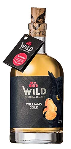 Wild Williams Gold 0,5 Liter Williams-Christ Brand aus dem Schwarzwald von Blackforest Wild Spirits