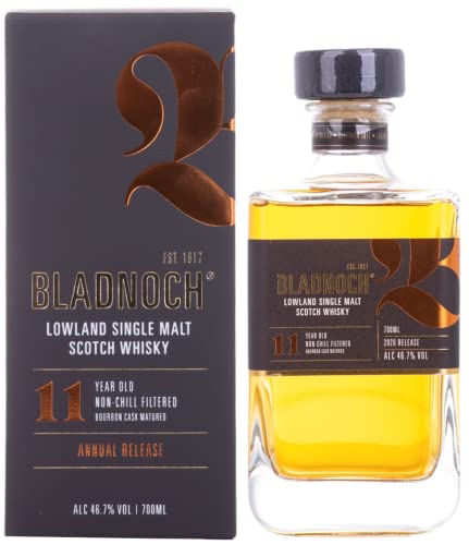 Bladnoch 11 Years Old Lowland Single Malt ANNUAL RELEASE 46,7% Vol. 0,7l in Geschenkbox Bladnoch 11 Years Old Lowland Single Malt ANNUAL RELEASE 46,7% Vol. 0,7l in Geschenkbox von Bladnoch
