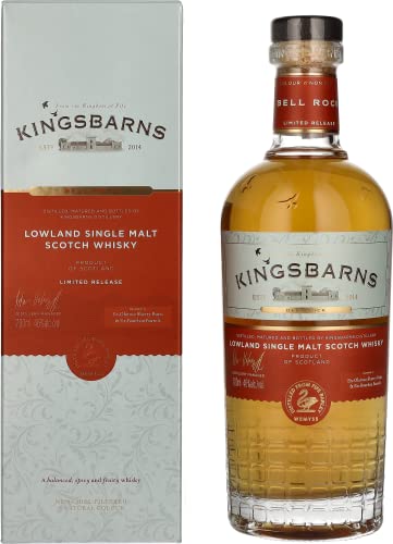 Kingsbarns BELL ROCK Lowland Single Malt Scotch Whisky 46% Vol. 0,7l in Geschenkbox von Bladnoch