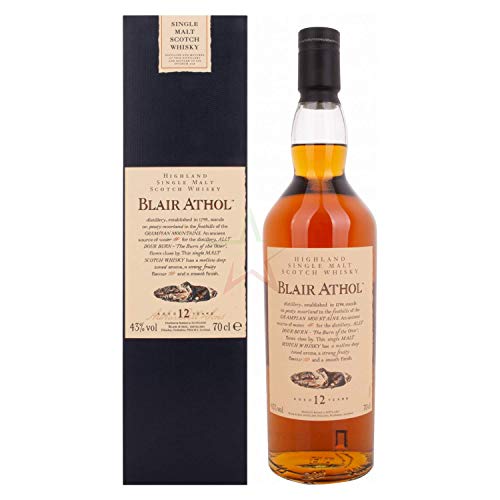 Blair Athol 12 Years Old Highland Single Malt Scotch Whisky 43% Vol. 0,7 l + GB von Blair Athol Distillery