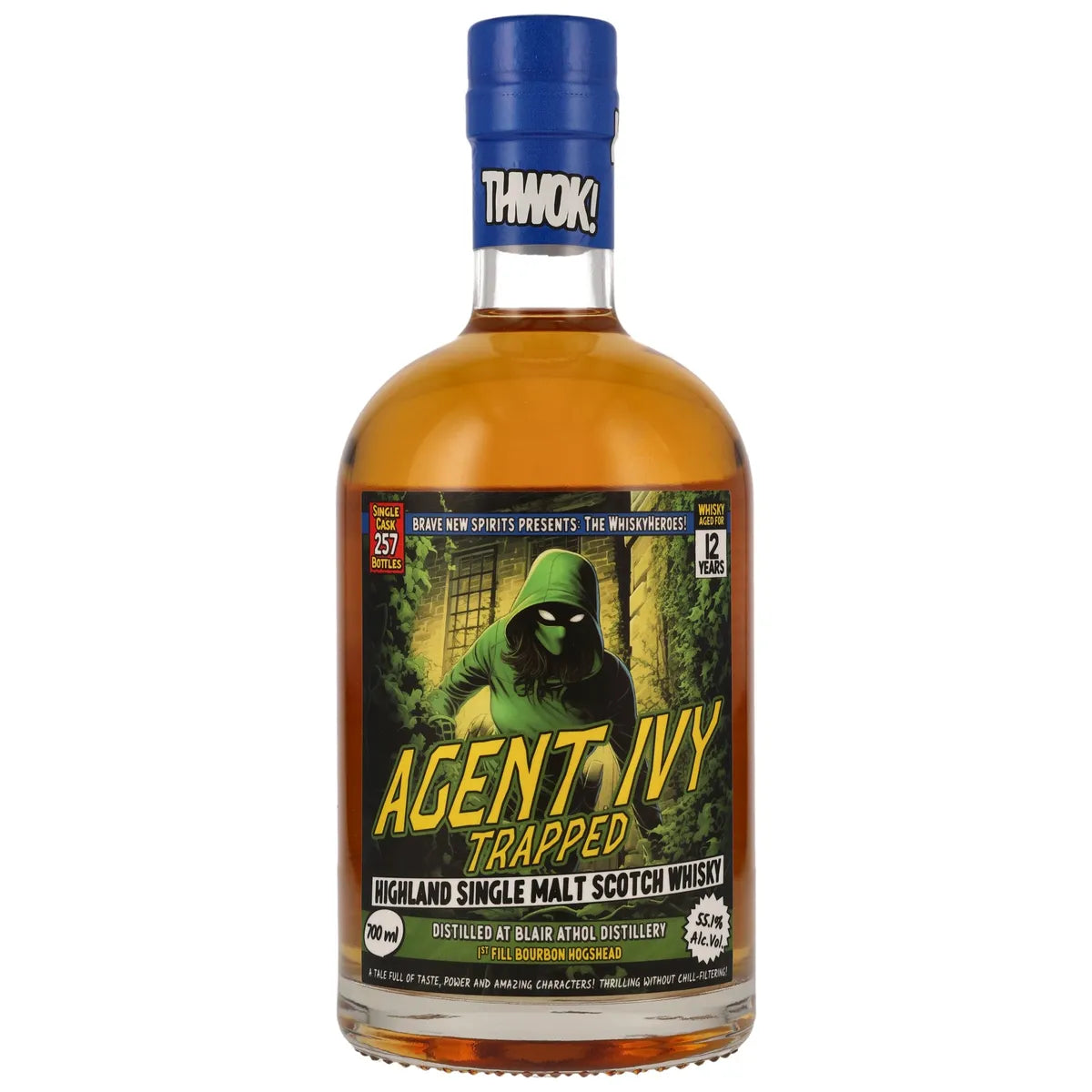 Blair Athol 12 Jahre Whisky Heroes: Agent Ivy Trapped 55,1 % vol. 0,7l Blair Athol 12 Jahre Whisky Heroes: Agent Ivy Trapped 55,1 % vol. 0,7l von Blair Athol