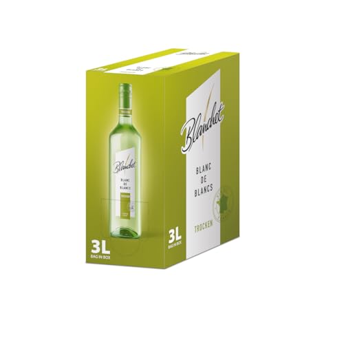 Blanchet Blanc de Blancs Weißwein Trocken in der Bag-in-Box (1x 3l) von Blanchet