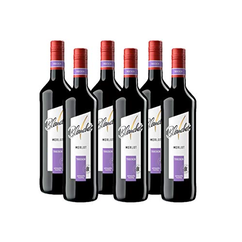 Blanchet Merlot Rotwein Trocken (6 x 0,75l) von Blanchet