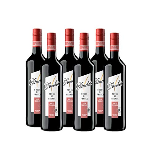 Blanchet Rouge de France Rotwein Halbtrocken (6 x 0,75l) von BLANCHET