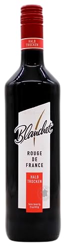 Blanchet Rouge de France Rotwein Halbtrocken (6 x 0,75l) von BLANCHET