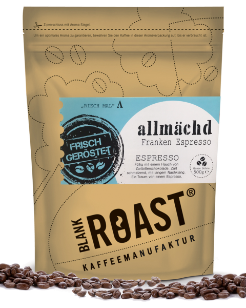 '''Allmächd'' Espresso Franken Röstung' BLANK ROAST von Blank Roast Manufaktur Regional