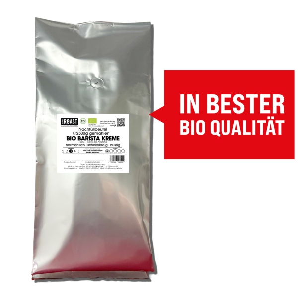 'Bio Barista Kreme Nachfüllbeutel Gastrogröße' BLANK ROAST von Blank Roast Manufaktur