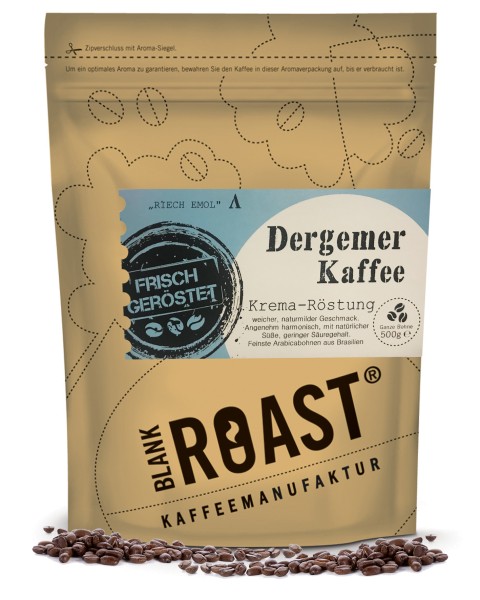 '''Dergemer Kaffee'' Krema Röstung Regional' BLANK ROAST von Blank Roast Manufaktur Regional