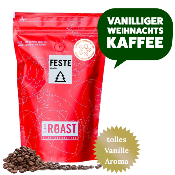 '''Feste Vanille'' Cafe Creme Arabica Weihnachts-Kaffee' BLANK ROAST von Blank Roast Manufaktur