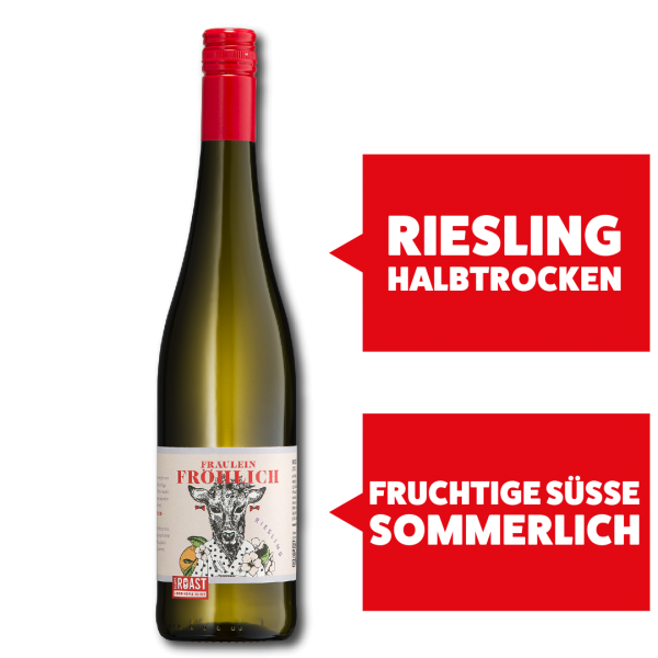 'Fräulein Fröhlich, Riesling halbtrocken' BLANK ROAST von Blank Roast Manufaktur Wein