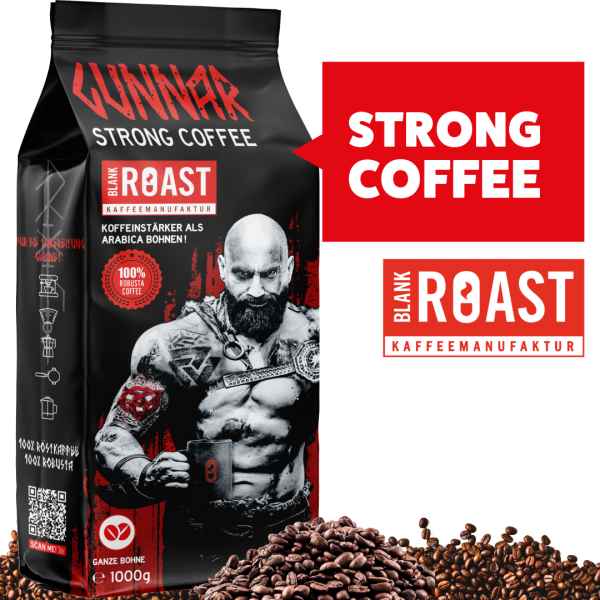 'Gunnar 100% Robusta Single Origin doppelt Koffein' BLANK ROAST von Blank Roast Manufaktur