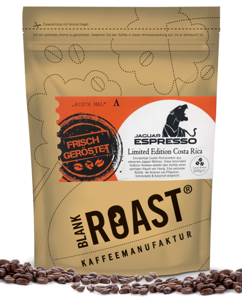 '''Jaguar'' Costa Rica Ursprungskaffee Espresso' BLANK ROAST von Blank Roast Manufaktur