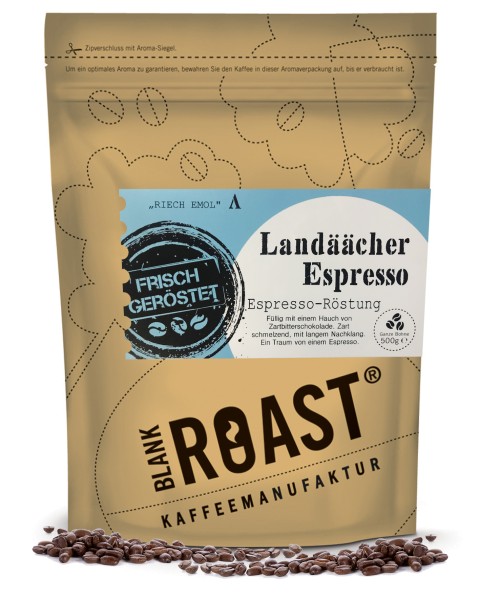 '''Landäächer Kaffee'' Espresso Röstung' BLANK ROAST von Blank Roast Manufaktur Regional