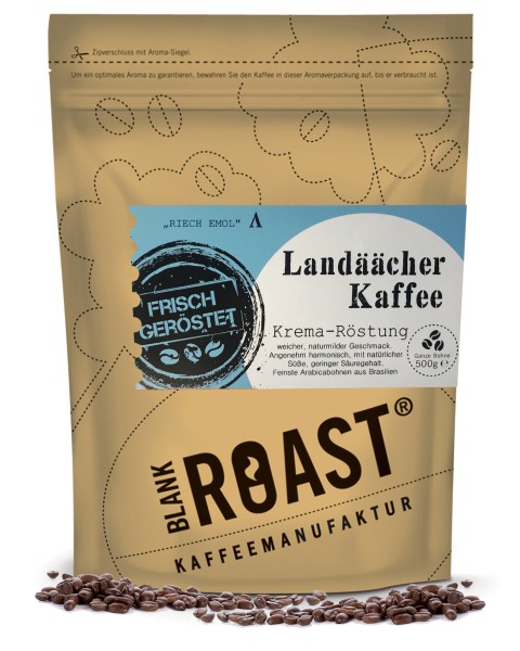 '''Landäächer Kaffee'' Krema Röstung Regional' BLANK ROAST von Blank Roast Manufaktur Regional