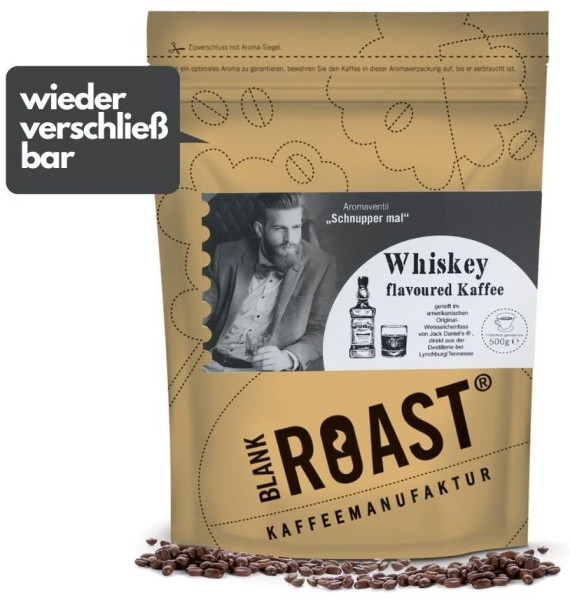 '''Whiskey'' Fass Kaffee als Flavoured Kaffee Creme' BLANK ROAST von Blank Roast Manufaktur