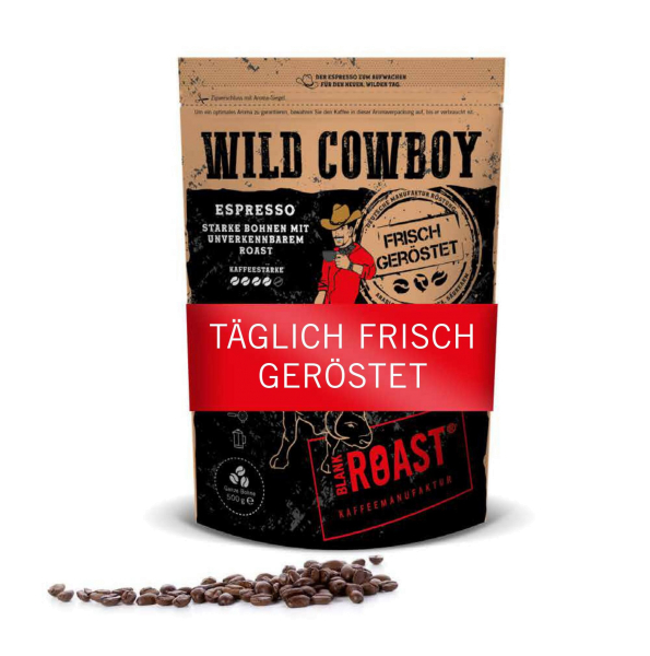 'Wild Cowboy Kaffee Espresso' BLANK ROAST von Blank Roast Manufaktur