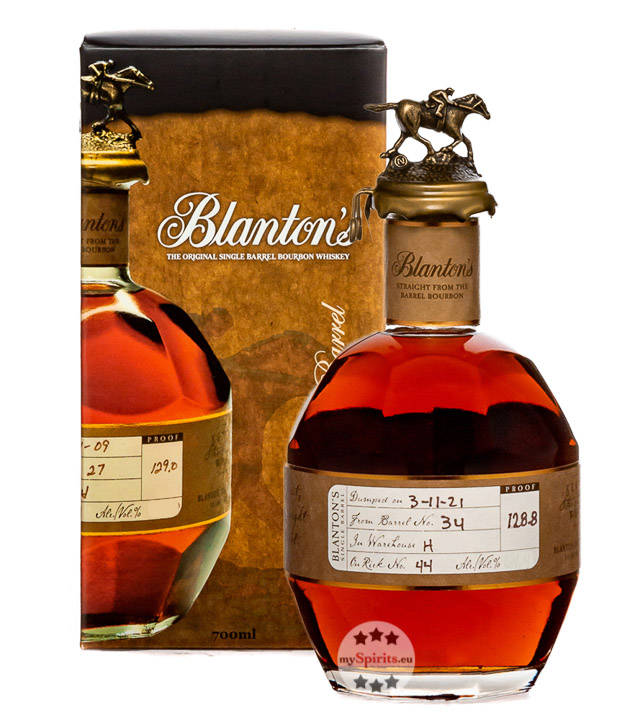 Blanton's Straight from the Barrel Bourbon Whiskey (63 % vol, 0,7 Liter) von Blanton's Bourbon