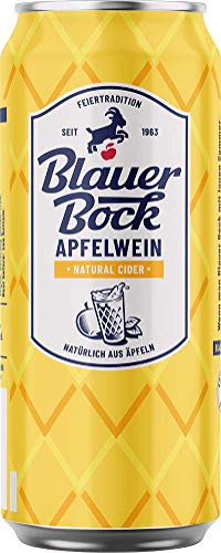 Blauer Bock Apfelwein Natural Cider 24x 0,5 Liter von Blauer Bock