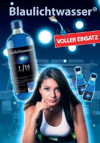 Blaulichtwasser® Plakat "FIRE-GIRL" von Blaulichtwasser