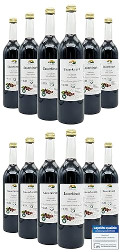 BLEICHHOF® Sauerkirschsaft - Direktsaft, vegan (12x0,72L) von Bleichhof