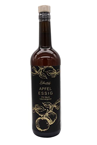 BLEICHHOF® Apfel-Essig - naturvergoren, 5% Säure, vegan (1x0,75l) von Bleichhof