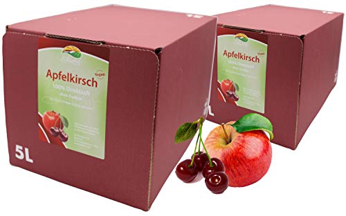 BLEICHHOF® Apfel-Kirsch - Direktsaft, vegan, Bag-in-Box (2x5l) von Bleichhof