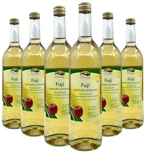 BLEICHHOF® Apfelsaft Fuji - Direktsaft, sortenrein, vegan (6x0,72l) von Bleichhof
