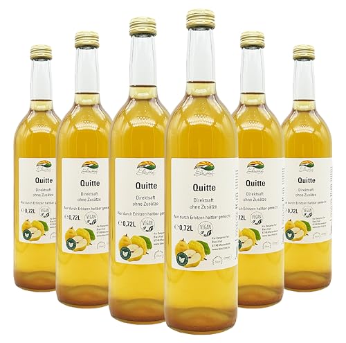 Bleichhof Quittensaft - 100% Direktsaft, naturrein und vegan, OHNE Zuckerzusatz, 6er Pack (6x 0,72l) von Bleichhof