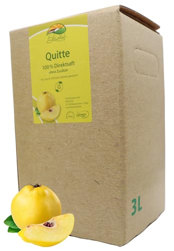 BLEICHHOF® Quittensaft - Direktsaft, vegan, Bag-in-Box (1x3l Saftbox) von Bleichhof