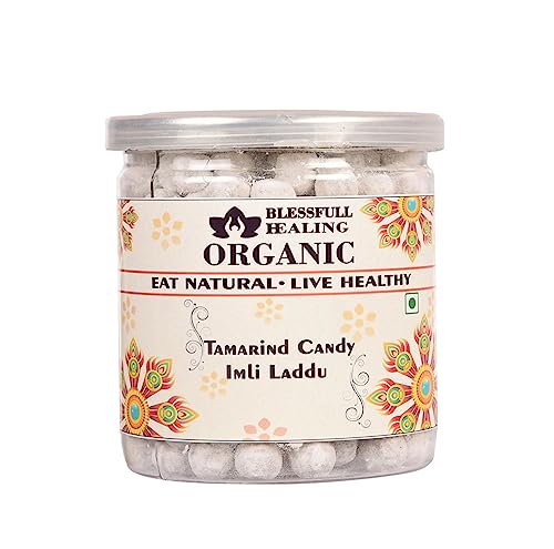 Blessfull Healing Bio-Tamarinden-Süßigkeit Imli-Süßigkeit, 400 Gramm, luftdichter Behälter (Verpackung kann variieren) von Blessfull Healing