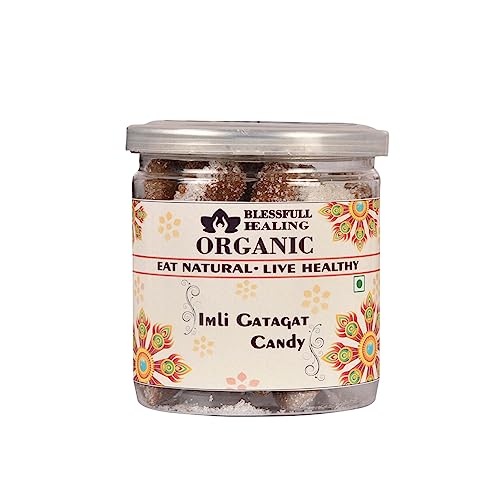 Blessfull Healing Organic Imli Gatagat Candy 300 Gramm luftdichter Behälter (Verpackung kann variieren) von Blessfull Healing