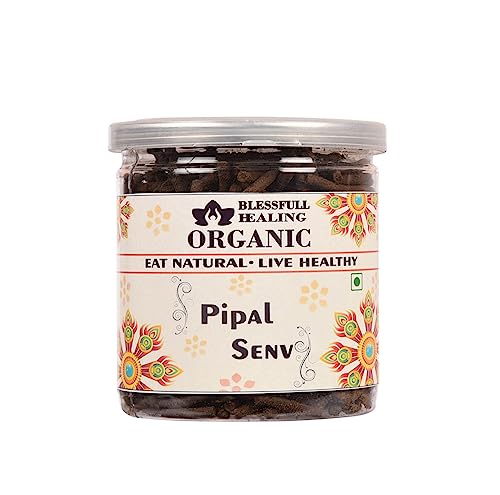 Blessfull Healing Organic Pipal Senv 250 Gramm luftdichter Behälter (Verpackung kann variieren) von Blessfull Healing