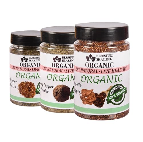 Blessfull Healing Organic Powder Spice Combo 3er-Pack Combo #26 (Verpackung kann variieren) von Blessfull Healing