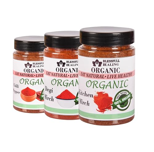 Blessfull Healing Organic Powder Spice Combo 3er-Pack Combo #27 (Verpackung kann variieren) von Blessfull Healing