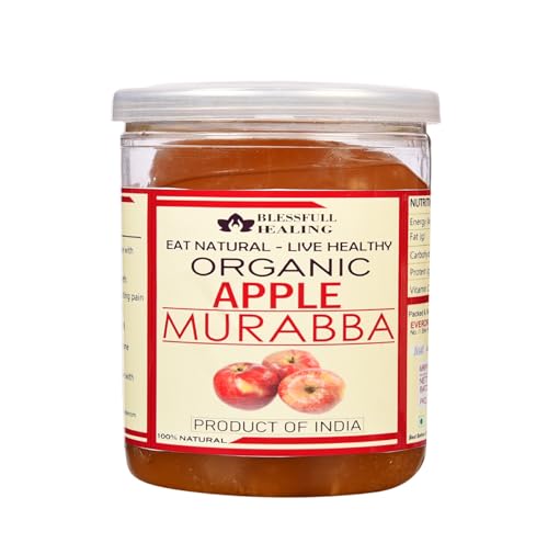 Blessfull Healing Organice Apple Murabba 1 Pfund (453 Gramm) luftdichter Behälter (Verpackung kann variieren) von Blessfull Healing