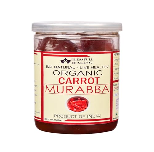 Blessfull Healing Organice Karotte Murabba 2 Pfund (907 Gramm) luftdichter Behälter (Verpackung kann variieren) von Blessfull Healing