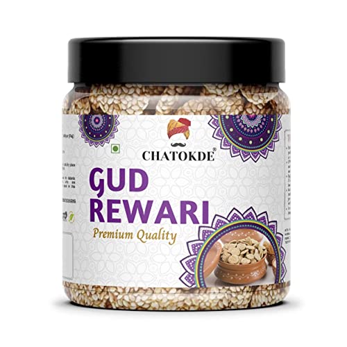 CHATOKDE Gur Ki Rewadi oder Rewri | Gud Rewari | Crishpy & Crunchy Revri 300 g_Verpackung kann variieren von Blessfull Healing