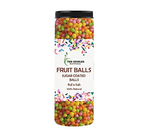 DIE ESSBAREN Fruchtbällchen Süßigkeiten | Assorted Fruit Flavour Candy Balls 250 g | Zuckerperlen_Verpackung kann variieren von Blessfull Healing