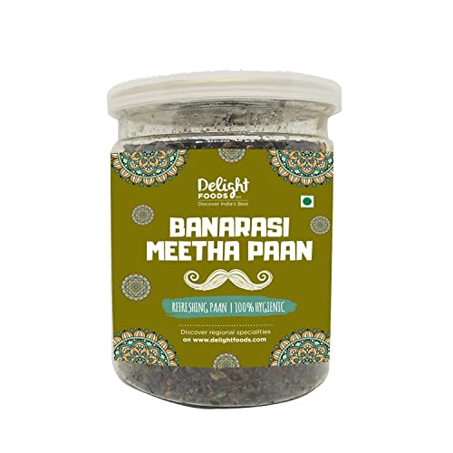 Delight Foods Echtes Betelblatt Banarasi Meetha Paan Mukhwas (Ohne Supari & Areca-Nuss) - 200g_Verpackung kann variieren von Blessfull Healing