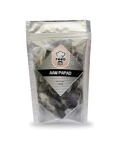 FOODHOLIC Brand Aam Papad, Premium Khatta Aam Papad Slice Bar Made in India (200 GM)_Verpackung kann variieren von Blessfull Healing