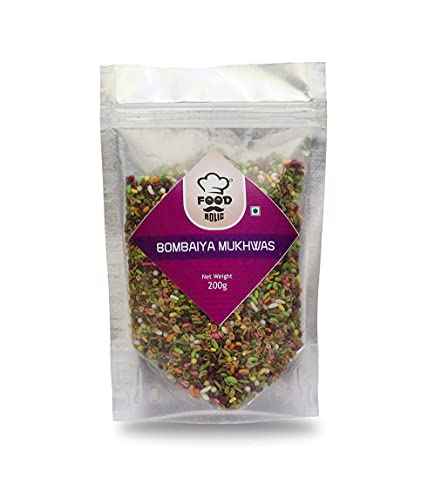 Foodholic Bombaiya Mukhwas/ Mix Saunf Mukhwas Munderfrischer (200 g)_Verpackung kann variieren von Blessfull Healing