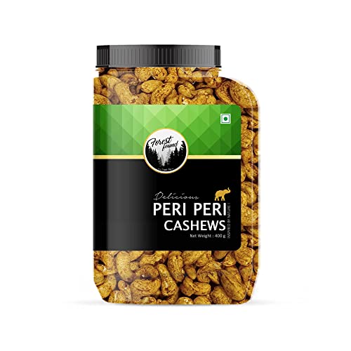 Forest Found Ofengeröstete Cashewnüsse mit Peri-Peri-Geschmack (400 Gramm) von Blessfull Healing